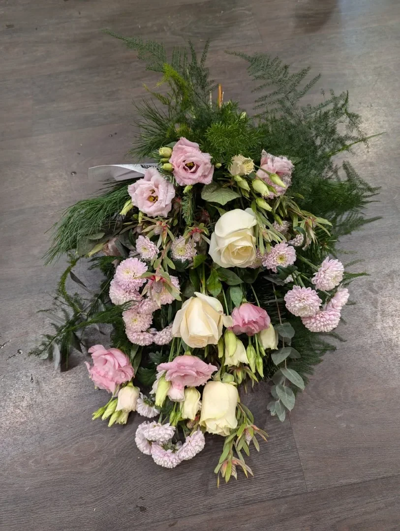 Rosa sorgbukett