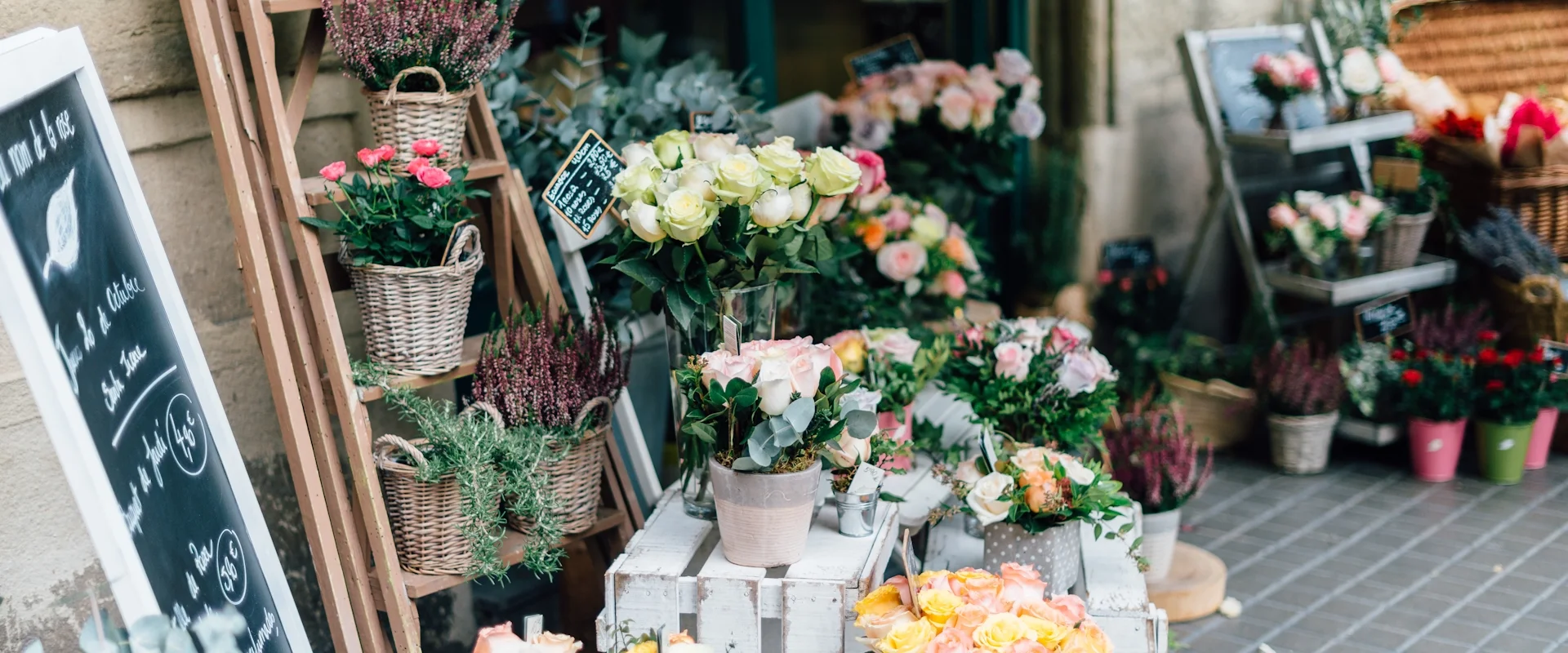 Blommor i butiken
